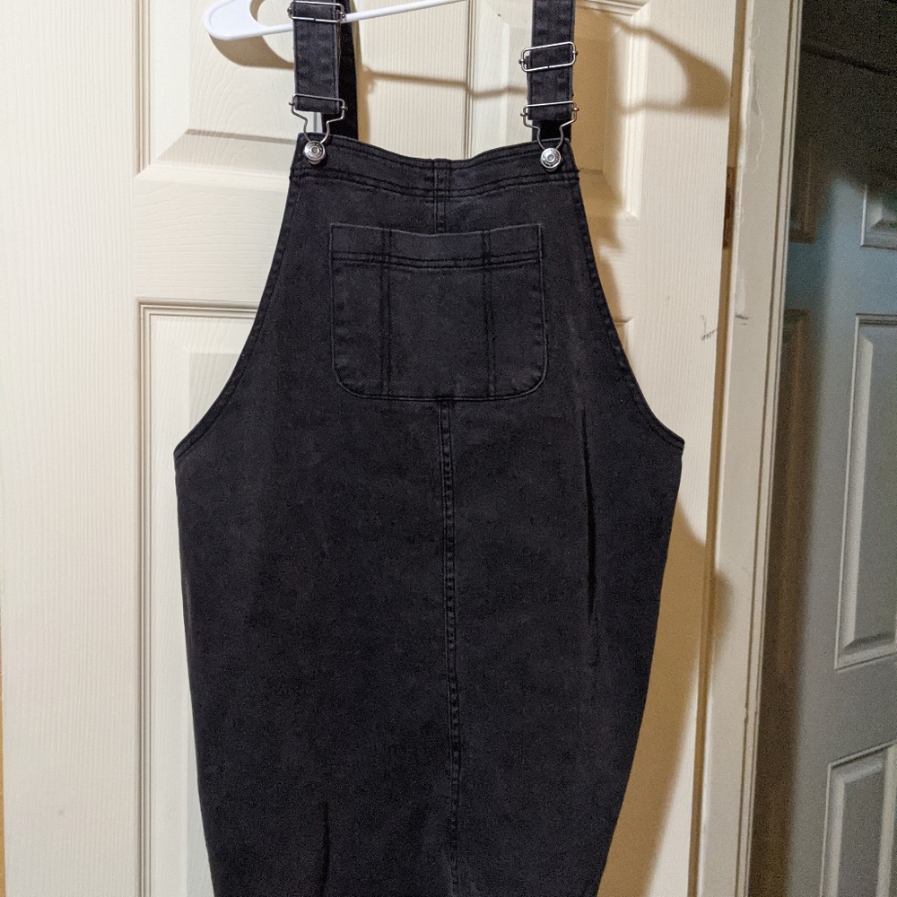 Wild Fable Black Denim Overall Dress XL